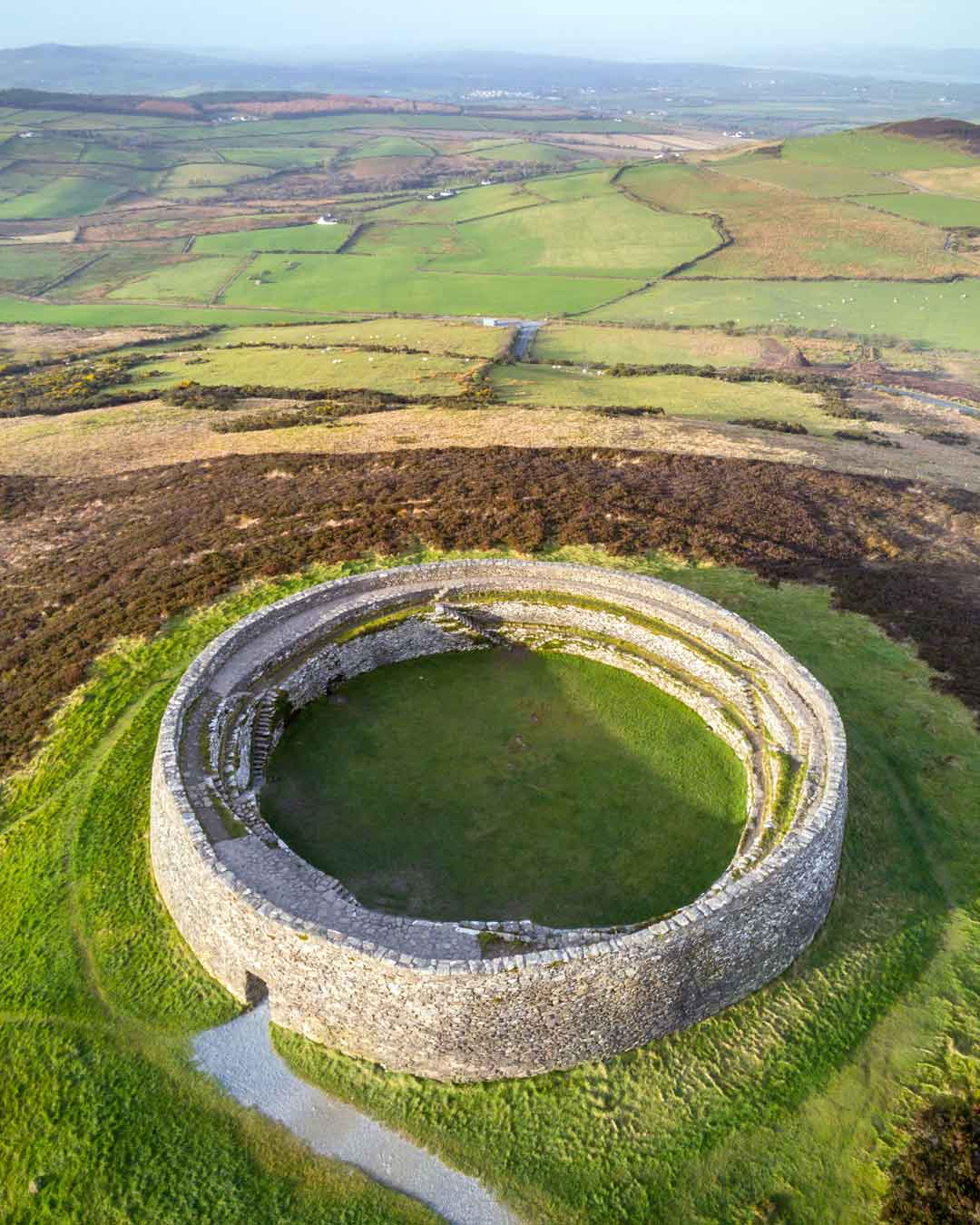 P Grianan Of Aileach Ringfort Monumental Ireland