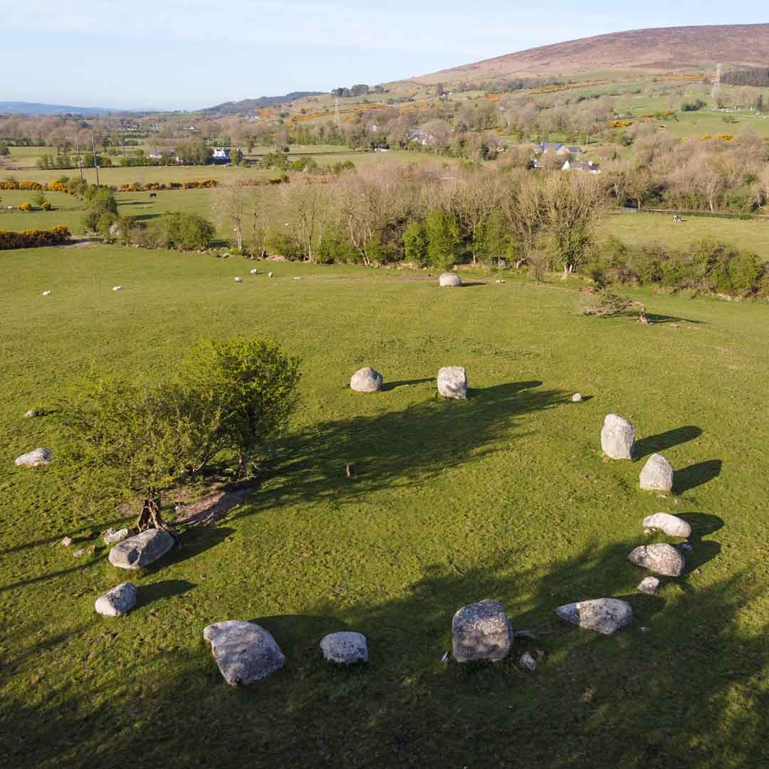 Sq Athgreany Stone Circle Monumental Ireland