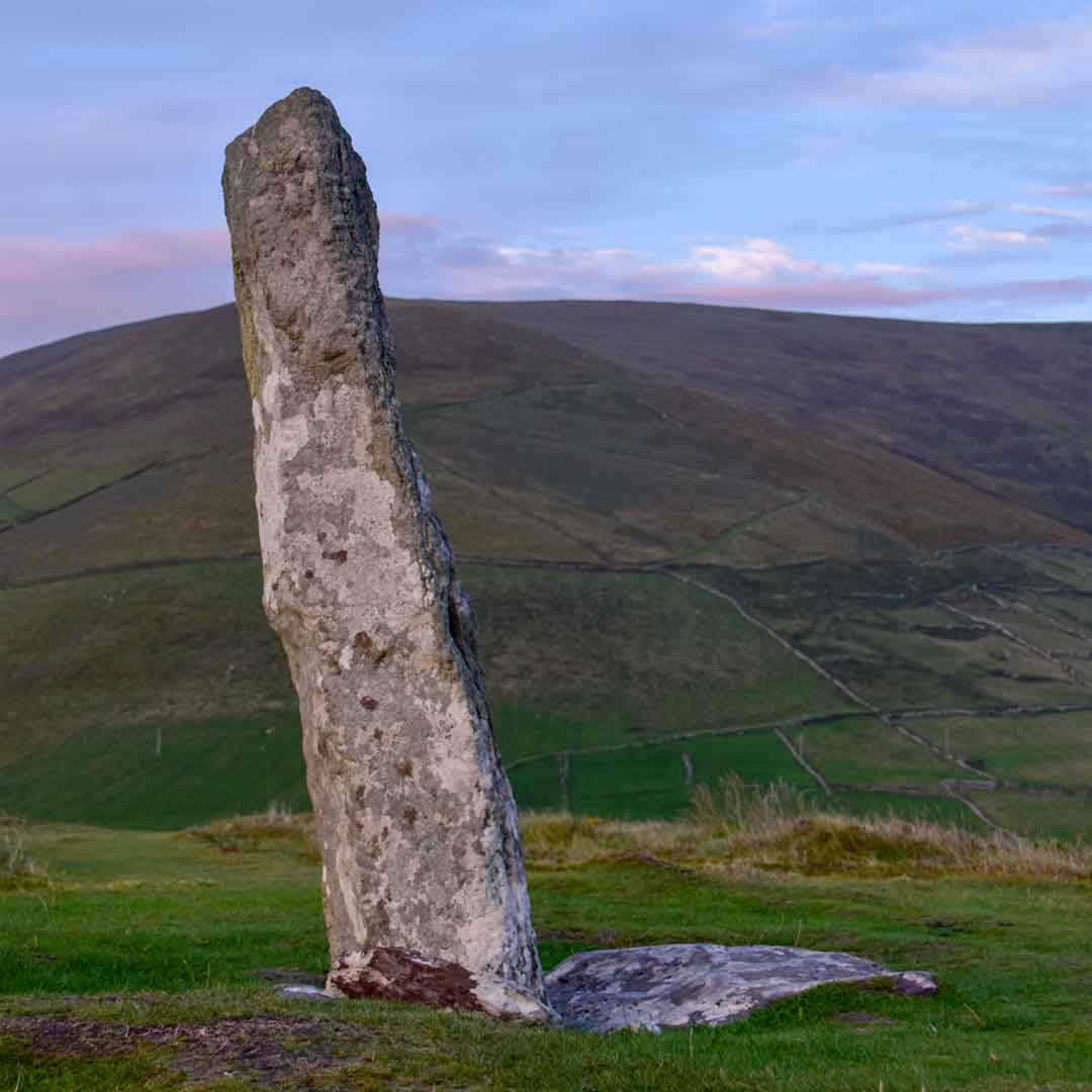 Sq Coumeenoole Ogham Stone Monumental Ireland